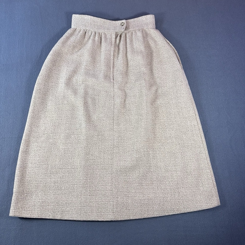 Vintage Its Magic By Toni Garmet Women's Beige Midi Skirt  Small